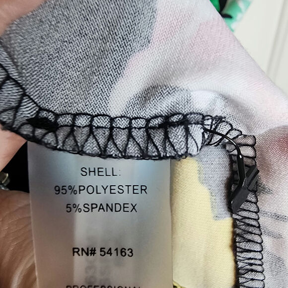 Calvin Klein Bright Floral Shell Blouse, XL - Picture 4 of 5